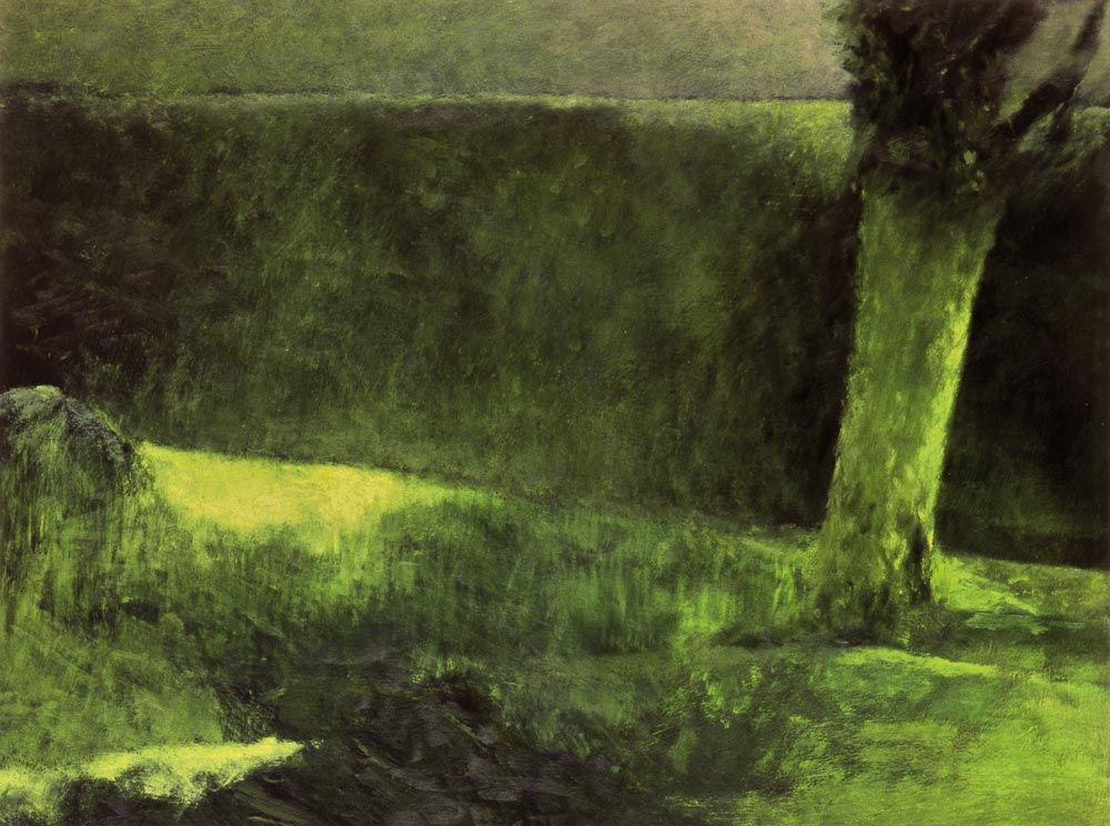 Cour sud, le prunier, 1988